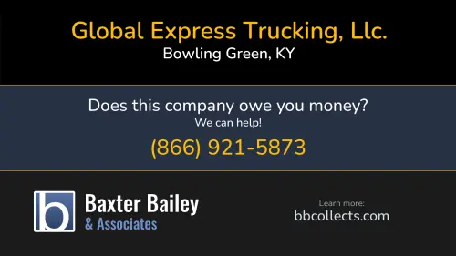 Global Express Trucking, Llc. 579 Lost Circle Apt.B Bowling Green, KY
