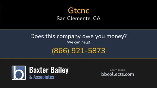 Gtcnc www.dynamiccnc.com 944 Calle Amanecer, Suite H San Clemente, CA 1 (949) 481-3375