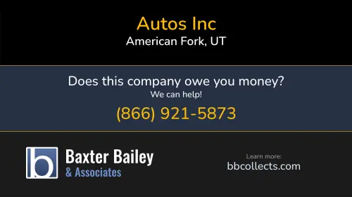 Autos Inc 293 W Main St American Fork, UT 1 (801) 300-6953
