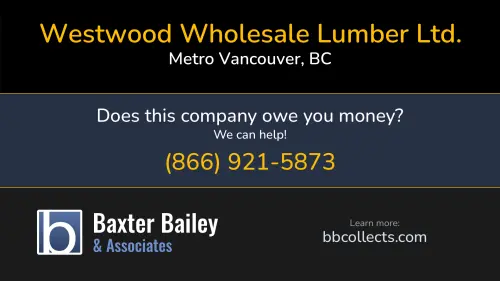 Westwood Wholesale Lumber Ltd. 10963 125 St Metro Vancouver, BC 1 (604) 580-1084