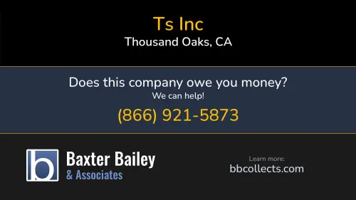 Ts Inc A Total Service Company tsinc.org 2373 Teller Rd Thousand Oaks, CA 1 (805) 375-4311
