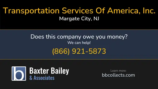 Updated Profile & Contacts for Transportation Services Of America, Inc.. DOT: 2212507  MC: 171083.   Located in Margate City, NJ 08402 US. 
