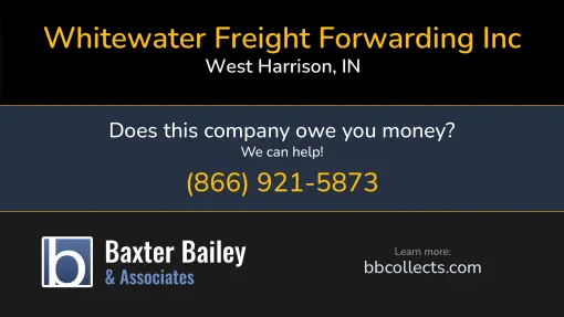 Updated Profile & Contacts for Whitewater Freight, Inc.. DOT: 2222863  MC: 313587.   Located in West Harrison, IN 47060 US. 