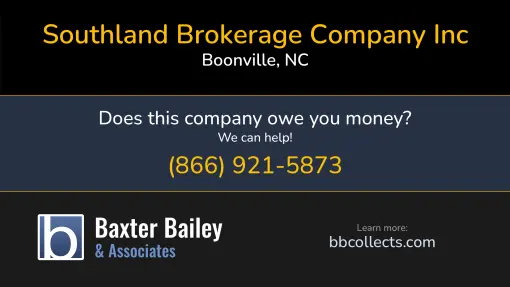 Updated Profile & Contacts for Southland Brokerage Company Inc. DOT: 2225309  MC: 364070.   Located in Boonville, NC 27011 US. 