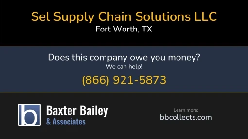 Updated Profile for SEL Supply Chain Solutions, LLC DOT: 2226153  MC: 379339.   Located in Milwaukee, WI 53288-8287 US. 1 (814) 684-76441 (866) 657-99321 (918) 630-3105