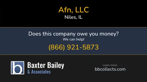 Updated Profile & Contacts for AFN, LLC. DOT: 2230091  MC: 446639.   Located in Niles, IL 60714 US. 