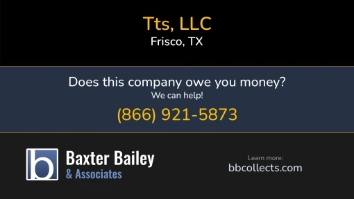 Updated Profile for TTS, LLC DOT: 2234390  MC: 526314.   Located in Frisco, TX 75034-8530 US. 1 (214) 778-08001 (614) 763-8006