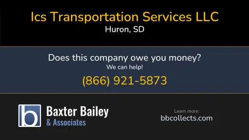 Updated Profile & Contacts for ICS Transportation Services LLC. DOT: 2240183  MC: 617710.   Located in Huron, SD 57350 US. 
