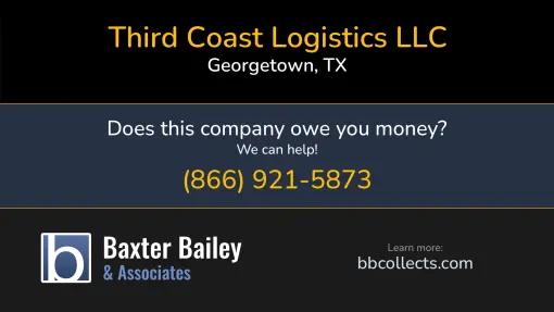 Updated Profile & Contacts for Third Coast Logistics LLC. DOT: 2241725  MC: 638911.   Located in Georgetown, TX 78626 US. 