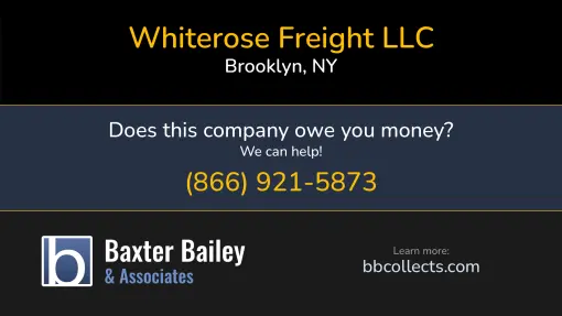 Updated Profile & Contacts for Whiterose Freight LLC. DOT: 2334032  MC: 795168.   Located in Brooklyn, NY 11204 US. 