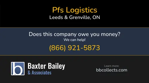 Pfs Logistics www.privatefleetsales.com 1257 County Rd-2 Leeds & Grenville, ON 1 (866) 737-4685