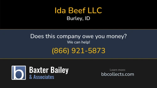 Ida Beef LLC tilth.org PO Box 57 Burley, ID 1 (208) 431-2116