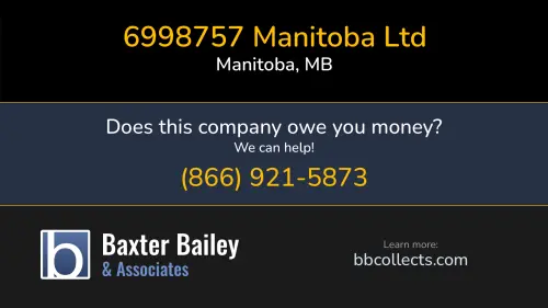 6998757 Manitoba Ltd Capricorn Logistics 134 Mosselle Dr Manitoba, MB DOT:2795862 MC:933230 1 (204) 914-6333