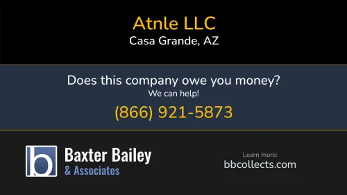 Atnle LLC 1321 E Linda Dr Casa Grande, AZ DOT:3447686 MC:1121464 1 (520) 705-7604 1 (623) 326-2888
