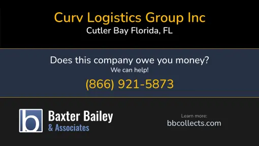 Updated Profile & Contacts for Curv Logistics Group Inc. DOT: 3631900  MC: 1244603.   Located in Cutler Bay Florida, FL 33189 US. 