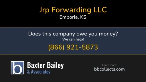 Updated Profile for JRP Forwarding LLC DOT: 4001198  MC: 1503834.   Located in Emporia, KS 66801 US. 1 (620) 504-3212