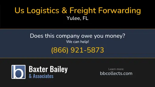 Updated Profile & Contacts for US Logistics & Freight Forwarding . DOT:   MC: 1701090.   Located in Yulee, FL 32097 US. 