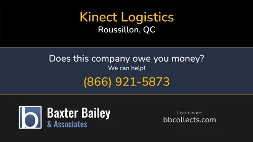 Kinect Logistics kinectlogistics1.moonfruit.com 278 Rue Chanteclerc Roussillon, QC 1 (450) 845-4528 1 (514) 452-0592 1 (579) 720-9038 1 (579) 720-9138