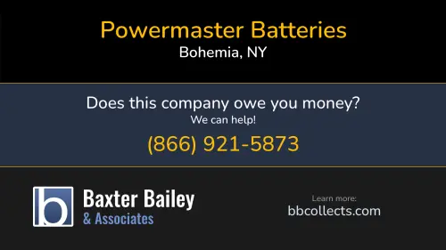 Powermaster Batteries 1626-9 Locust  Ave Bohemia, NY 1 (631) 589-9168