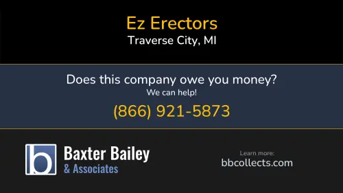 Ez Erectors www.ez-erectors.net 801 S Garfield Ave Traverse City, MI 1 (201) 707-2561