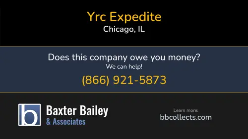 Yrc Expedite www.ppsvcs.com PO Box 56491 Chicago, IL 1 (708) 538-1821